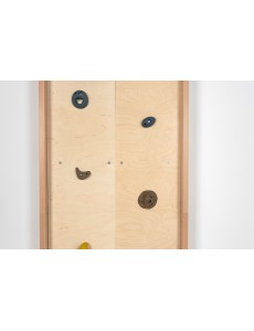 Climboo – Escalera de pared de madera con presas de escalada