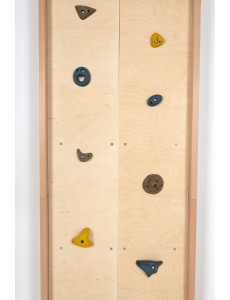 Climboo – Escalera de pared de madera con presas de escalada
