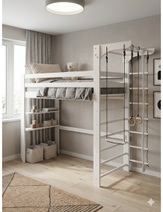 Cama infantil con escalera – descanso, juego y movimiento en uno