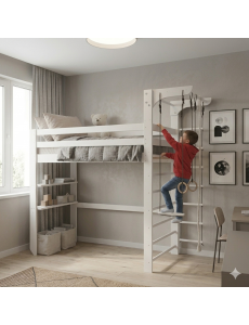 Cama infantil con escalera – descanso, juego y movimiento en uno