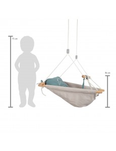 Columpio de madera para bebé – comodidad y seguridad