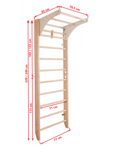  Altura: Altura 220 cmAltura: Altura 240 cm