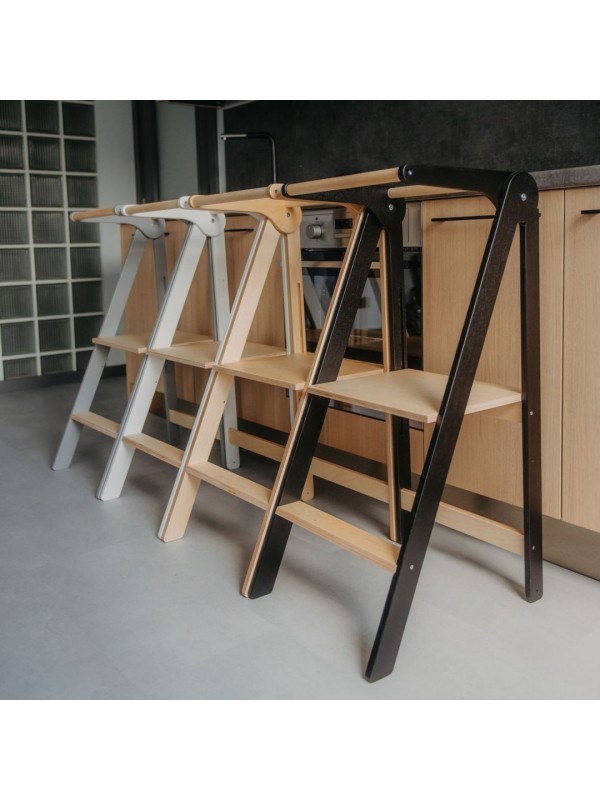 Torre de aprendizaje plegable para niños – segura y práctica Torre de aprendizaje plegable para niños – segura y práctica